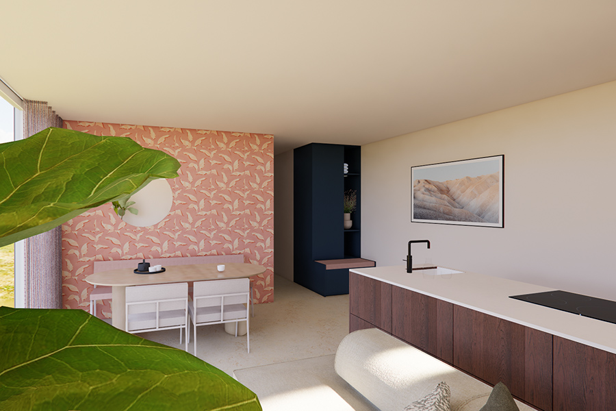 Interieur ontwerp tiny house Brabant