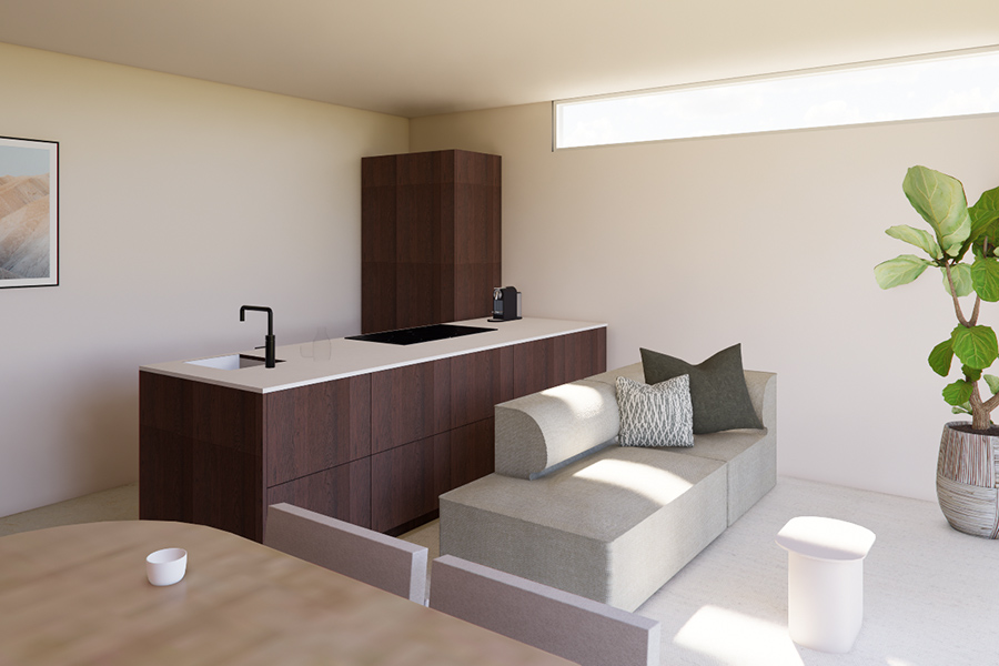 Keuken ontwerp van tiny house in Helmond Keuken ontwerp van tiny house in Helmond